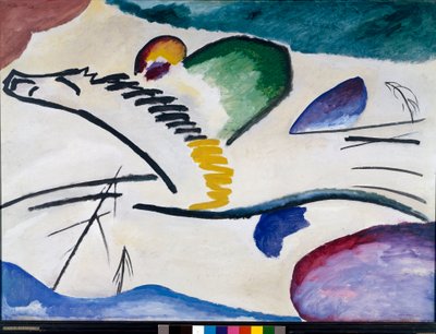 Lyric (Pointed Silence), 1911 by Wassily Kandinsky